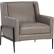 Talula Alpine Grey Leather Lounge Chair